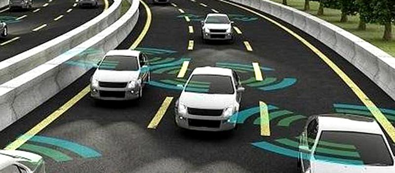 無(wú)人駕駛汽車示意圖