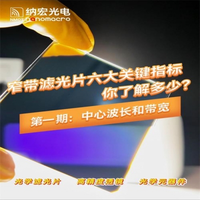 窄帶濾光片關鍵指標全解析（一）：中心波長與帶寬的選型密碼